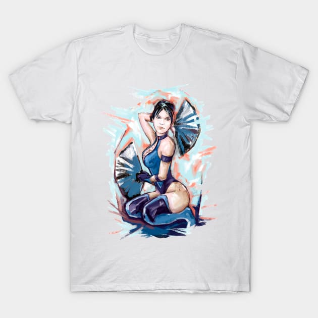 Kitana Mortal Kombat T-Shirt by ZhurkoSerg